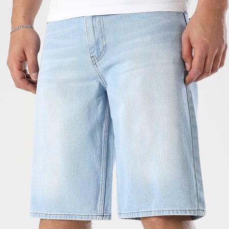 LBO - Lot De 2 Shorts Jean Baggy 3601 3596 Bleu Denim Noir